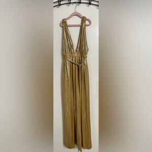 Sincerely Jules deep v long dress